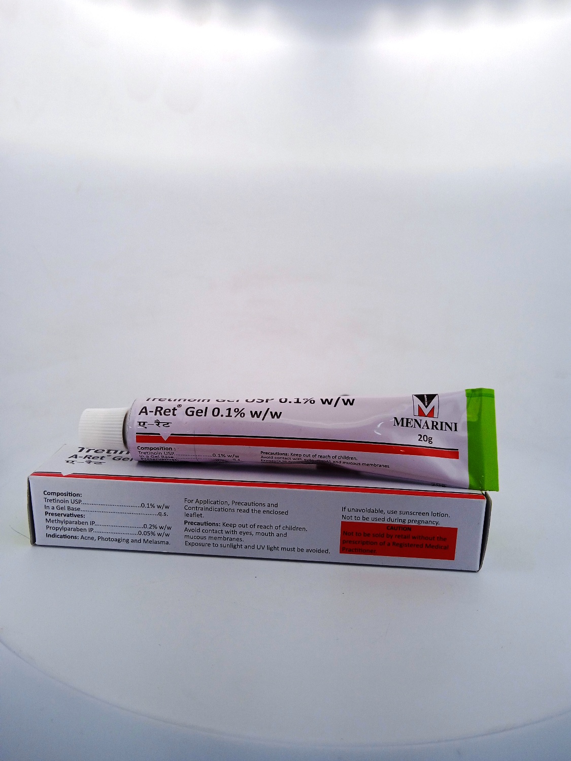 A-RET 0.1% GEL - 1 TUBE OF 20GM - Image 2