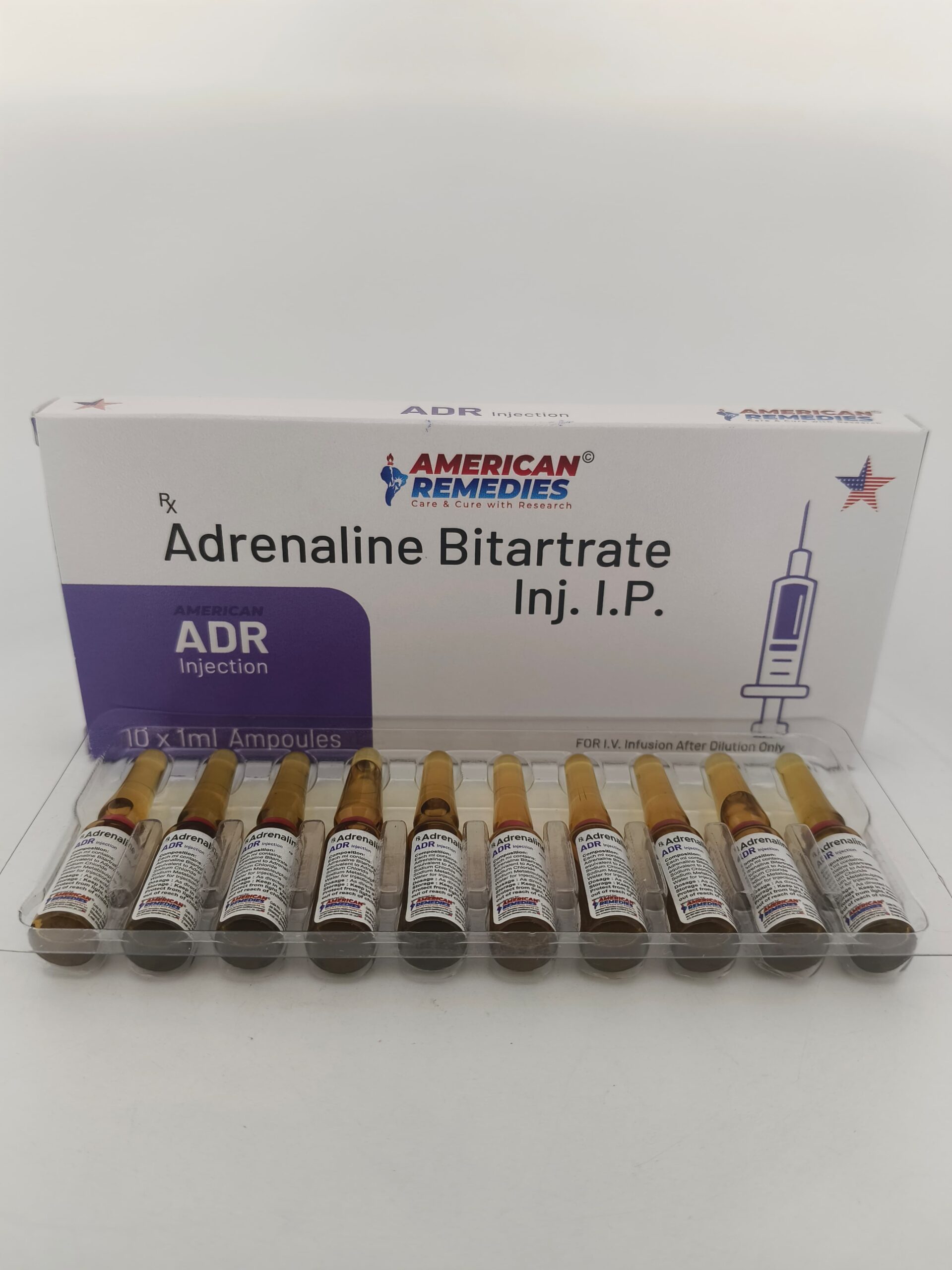 ADR INJECTION - 10 AMPOULES OF 1ML - Image 2