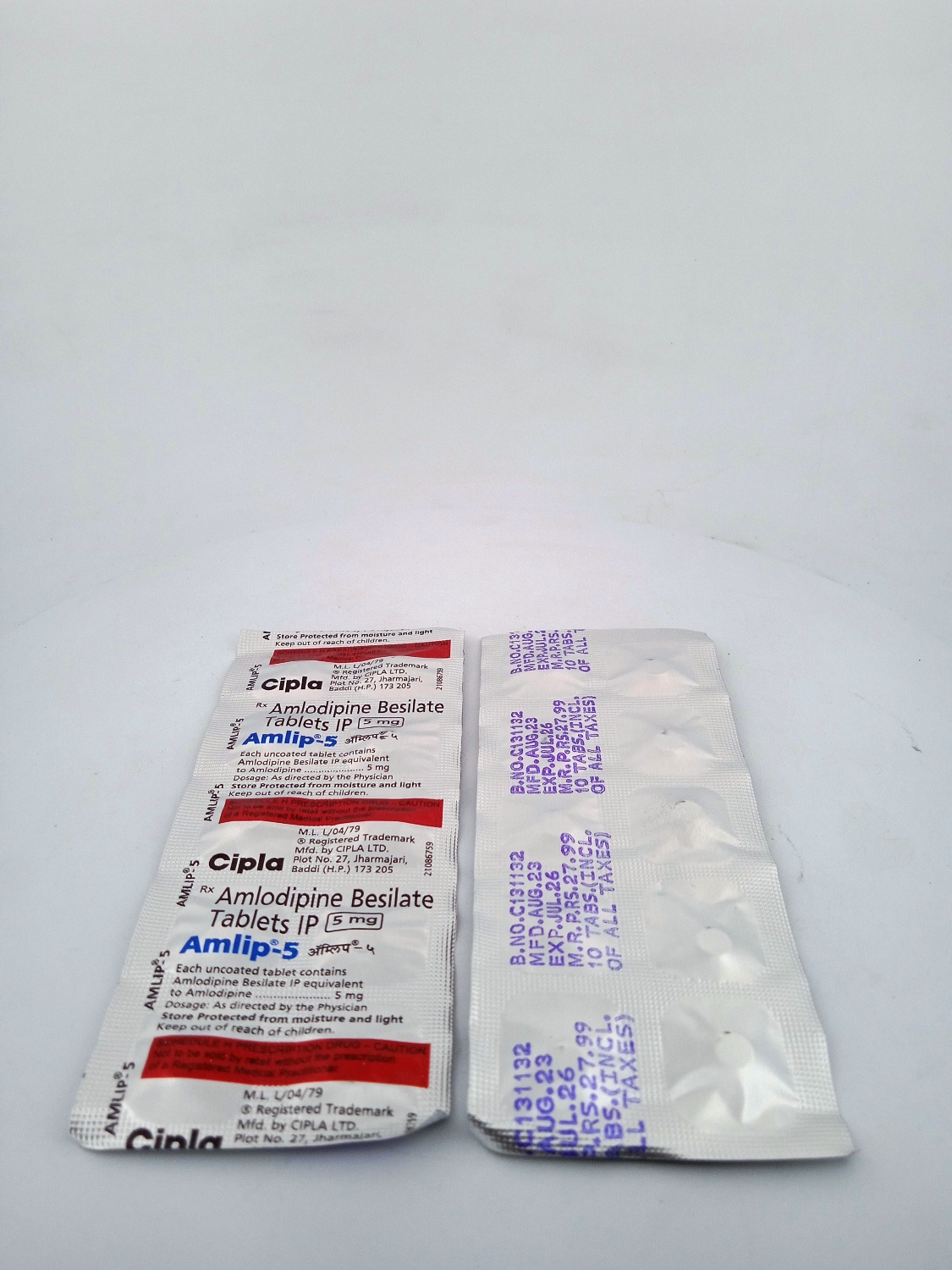AMLIP 5 MG - 10 TABLETS - Image 3