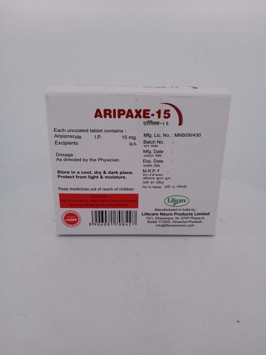 ARIPAXE 15 MG - 10 TABLET - Image 4