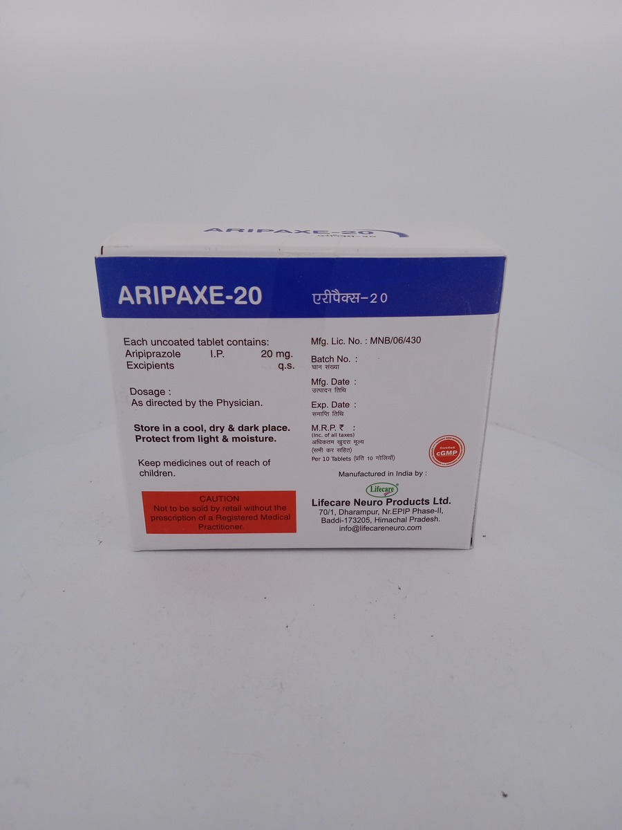 ARIPAXE 20 MG - 10 TABLETS - Image 4