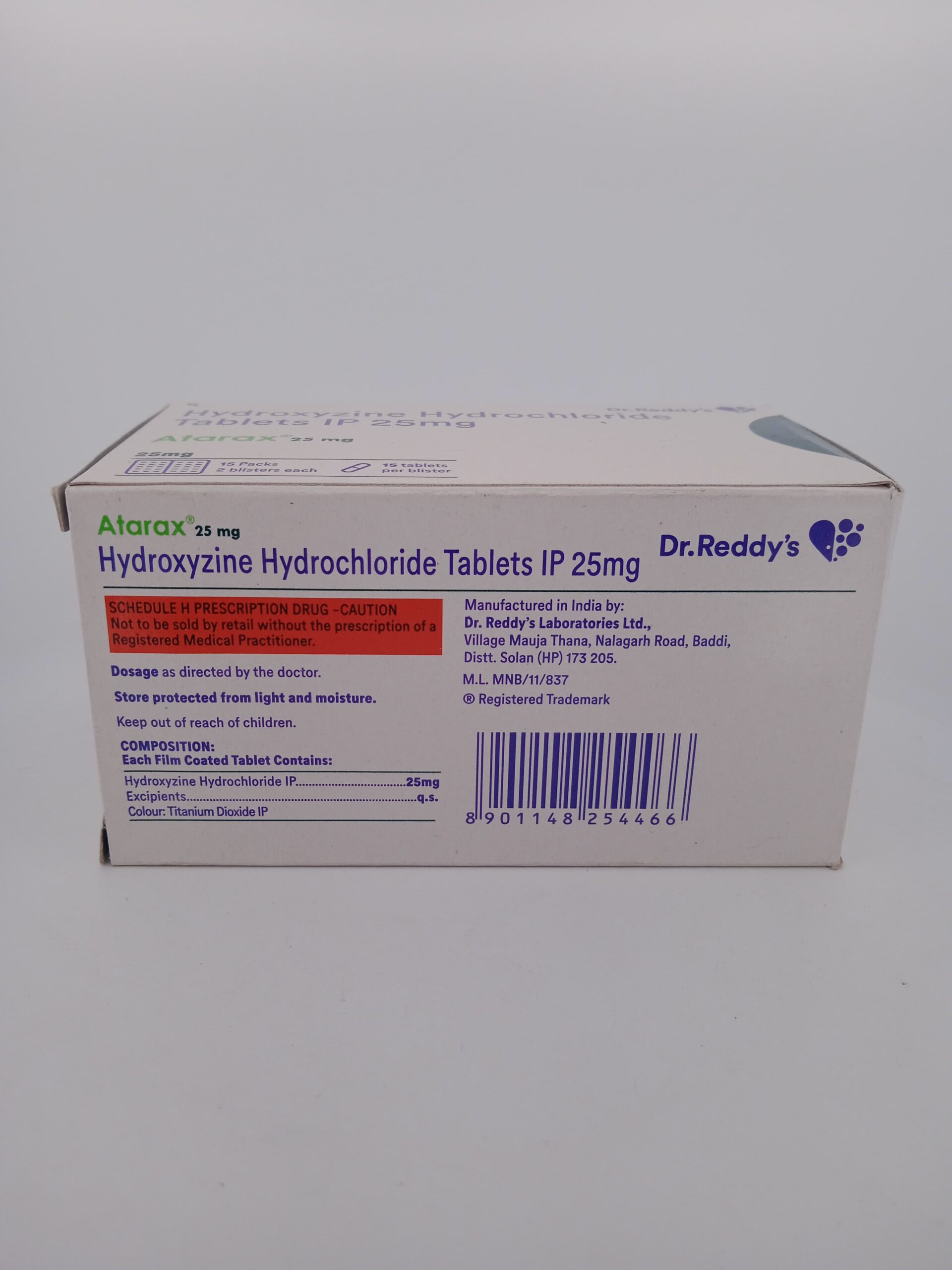 ATARAX 25 MG - 15 TABLETS - Image 4