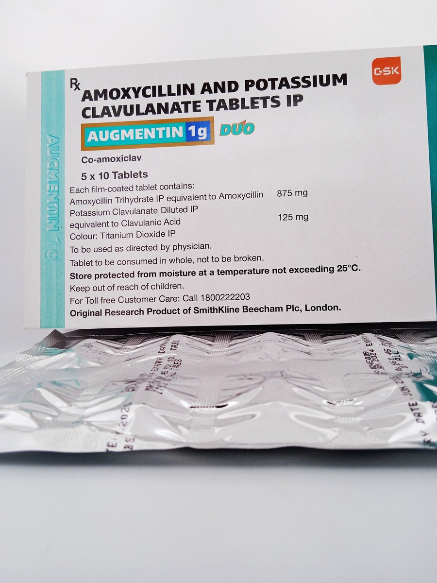AUGMENTIN 1 G DUO - 10 TABLETS - Image 3