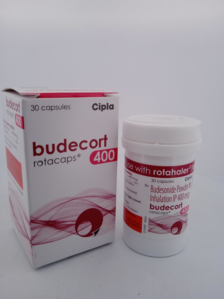 BUDECORT ROTACAPS 400 - 1 BOTTLE OF 30 CAPSULES - Image 2