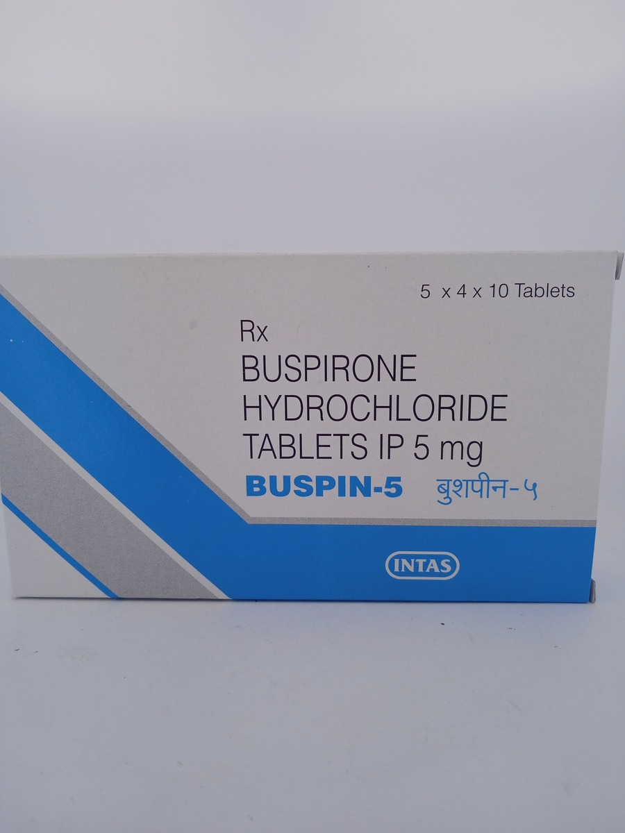 BUSPIN 5 MG - 10 TABLETS