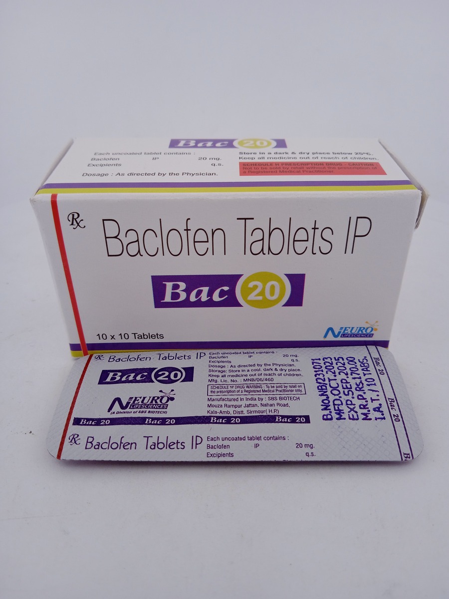 BAC 20 MG - 10 TABLETS - Image 3