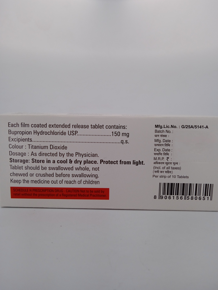BUPROBAN 150 MG - 10 TABLETS - Image 4