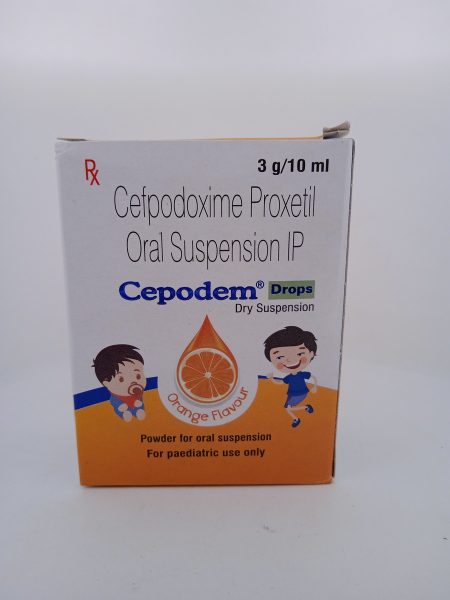CEPODEM DROPS 25 MG - 1 BOTTLE OF 3g/10ML