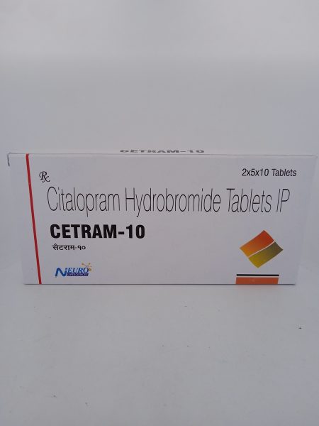 CETRAM 10 MG - 10 TABLETS