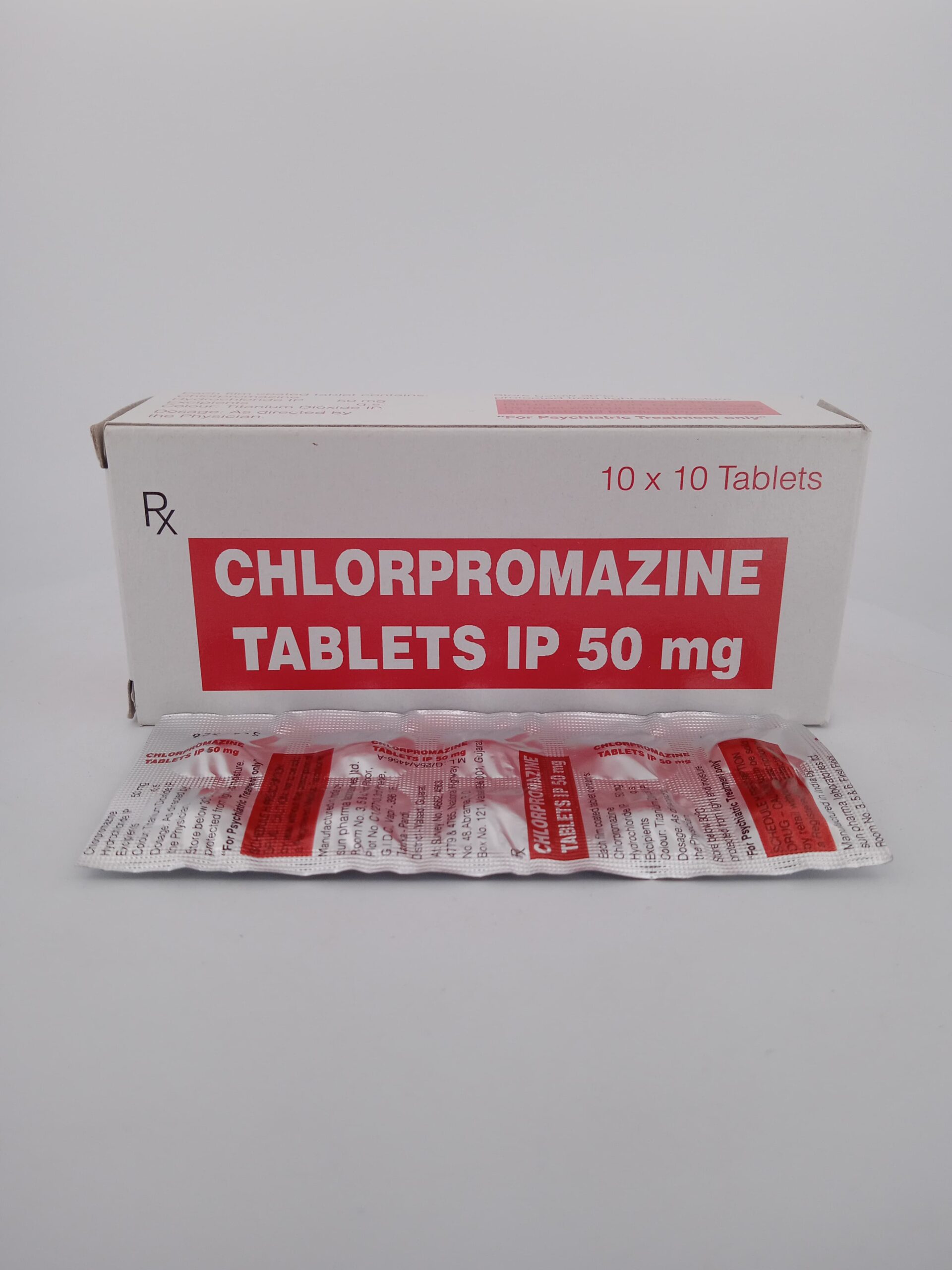 CHLORPROMAZINE 50 MG - 10 TABLETS - Image 2