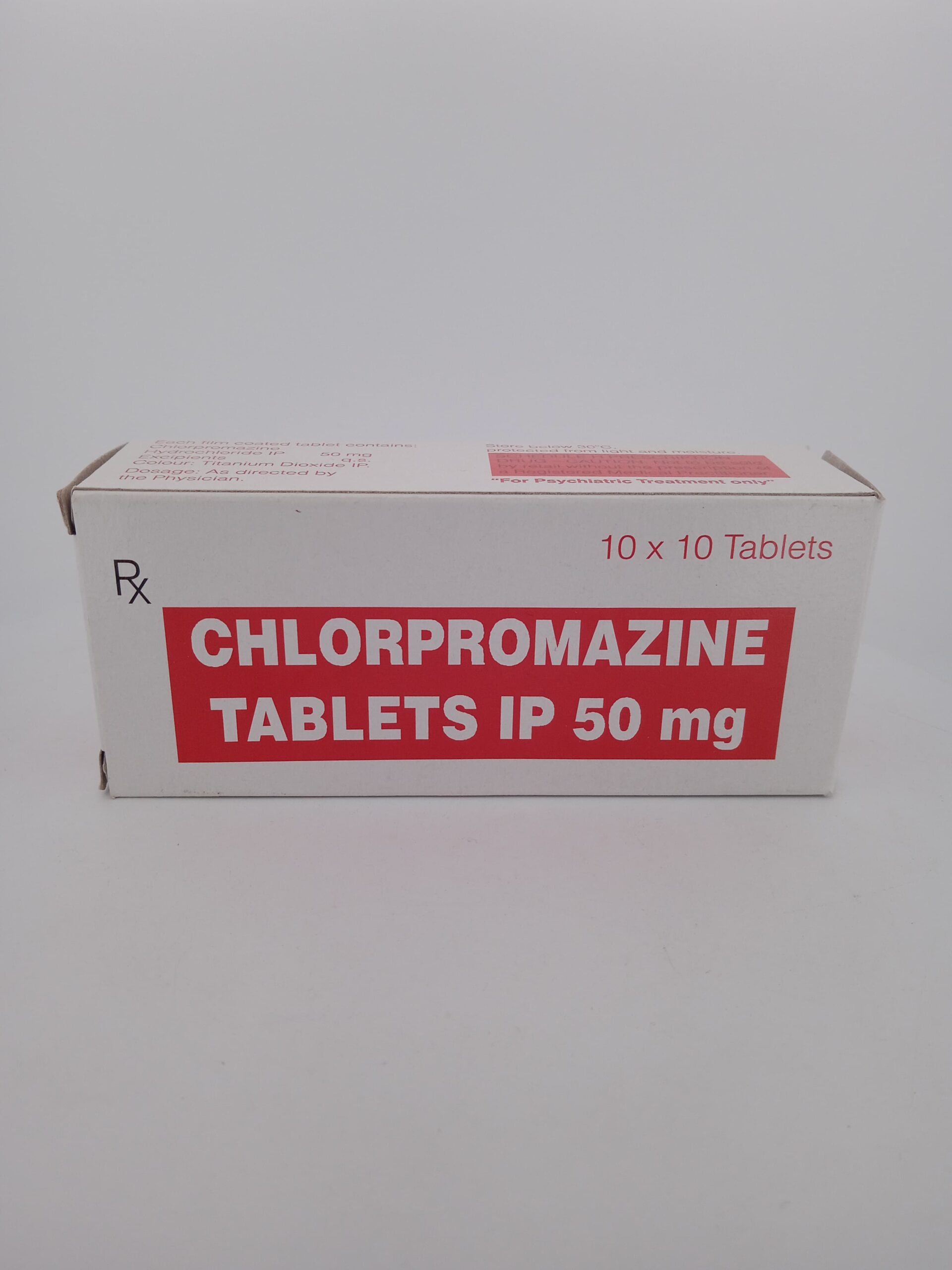 CHLORPROMAZINE 50 MG - 10 TABLETS