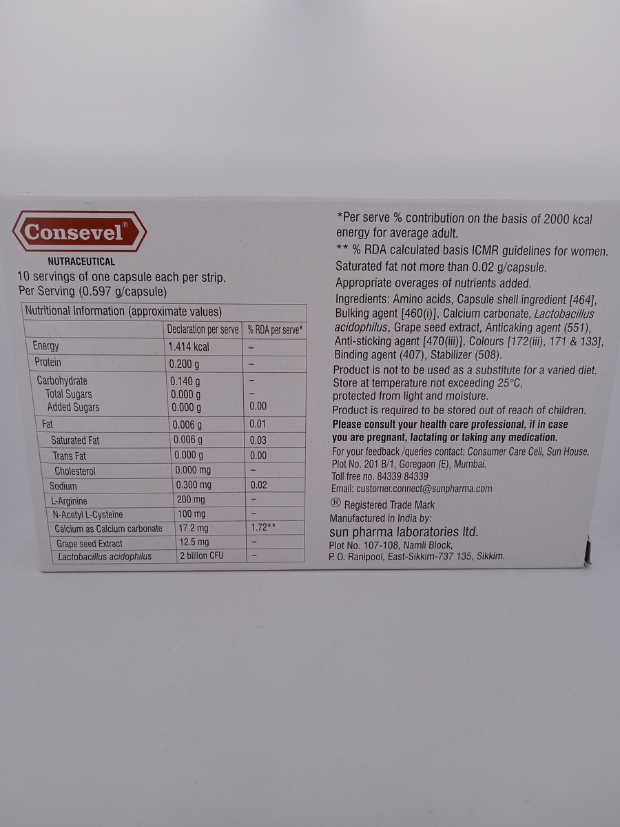 CONSEVEL - 10 CAPSULES - Image 3