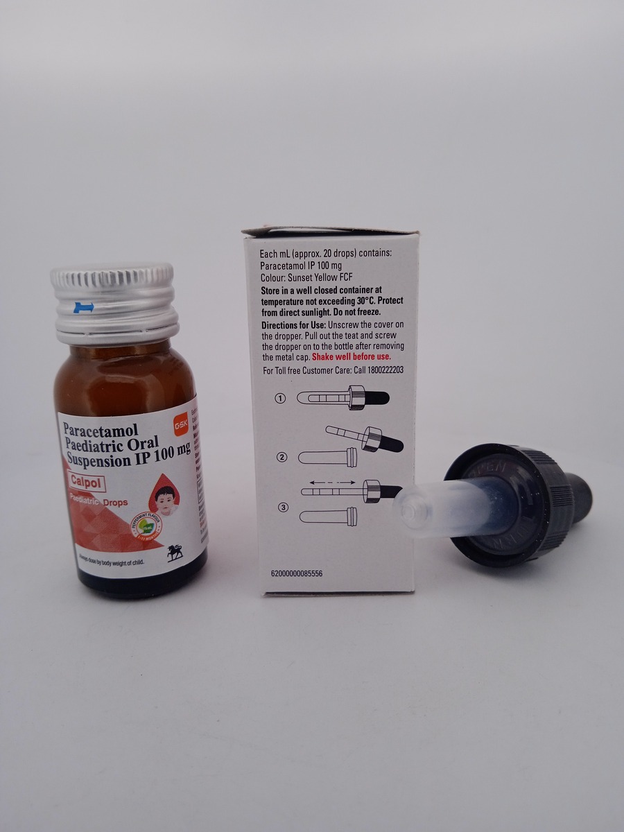 CALPOL PAEDIATRIC DROPS - 1 BOTTLE 15ML - Image 4