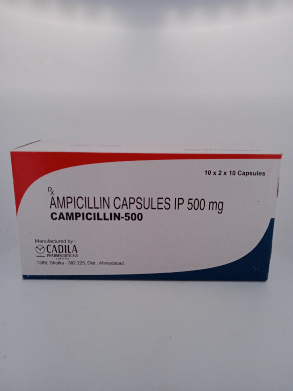 CAMPICILLIN 500 MG - 10 CAPSULES