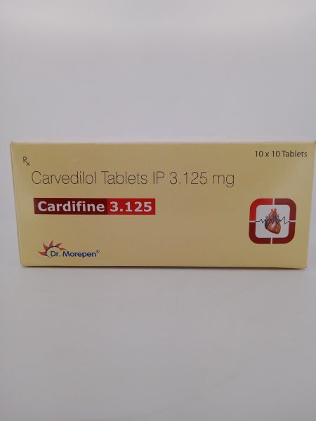 CARDIFINE 3.125MG - 10 TABLET