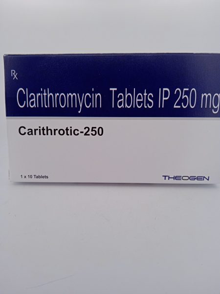 CARITHROTIC 250MG - 10 TABLET