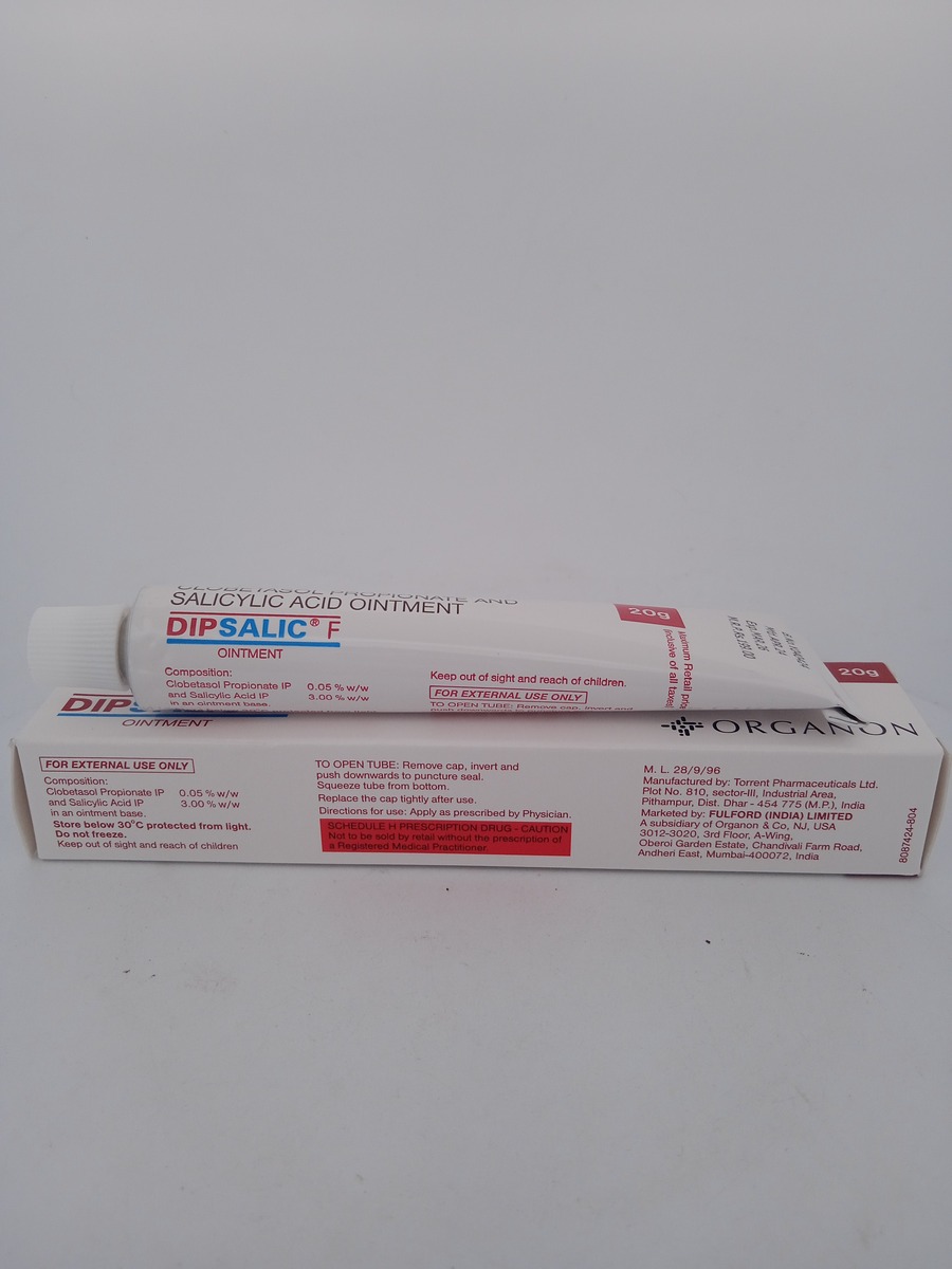 DIPSALIC F OINTMENT - 1 TUBE OF 20g - Image 4
