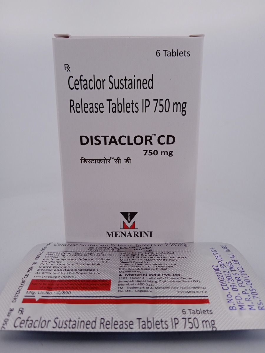 DISTACLOR CD 750 MG - 6 TABLETS - Image 3