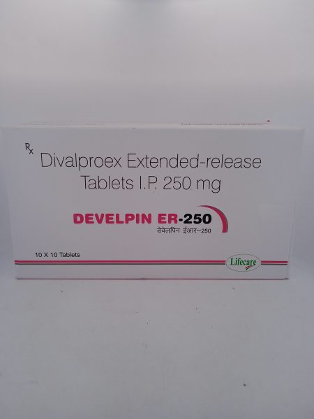 DEVELPIN ER 250 MG - 10 TABLETS