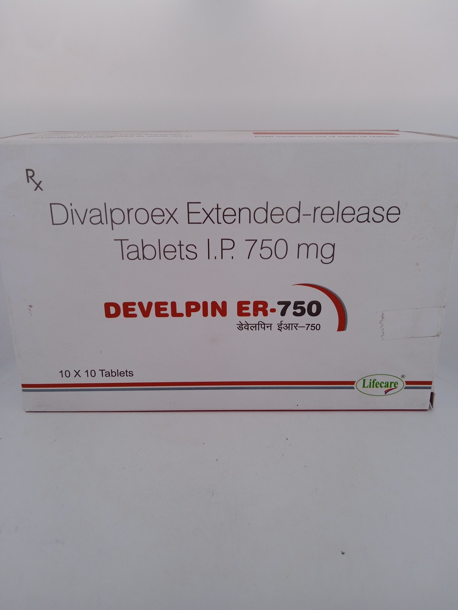 DEVELPIN ER 750 MG - 10 TABLETS