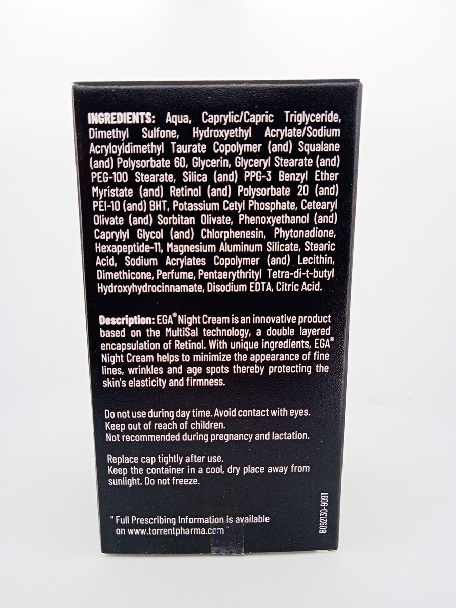 EGA NIGHT CREAM - 1 BOTTLE OF 30gm - Image 3