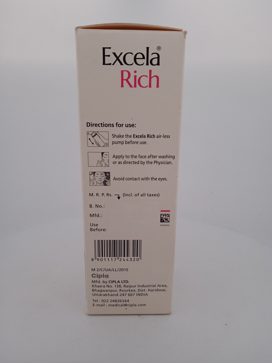EXCELA RICH (FACIAL HYDRATING LOTION) - 1 BOTTLE OF 50g - Image 3