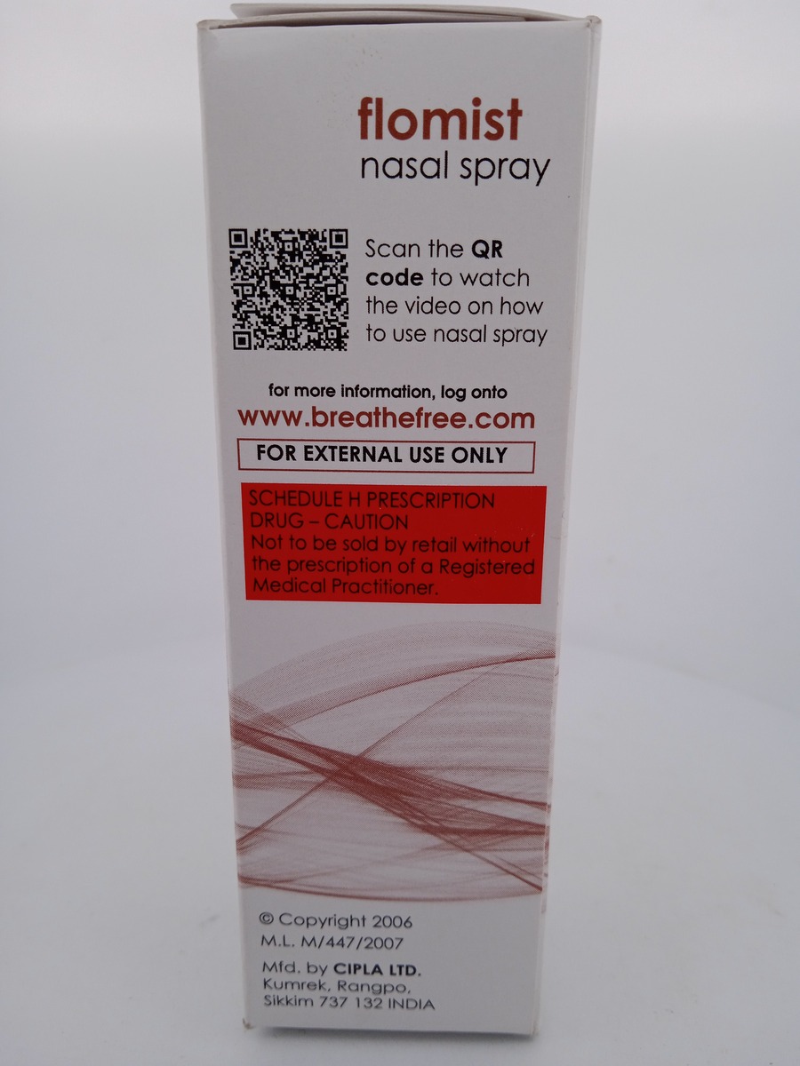 FLOMIST 50 MCG - 1 NASAL SPRAY OF 10ML - Image 2