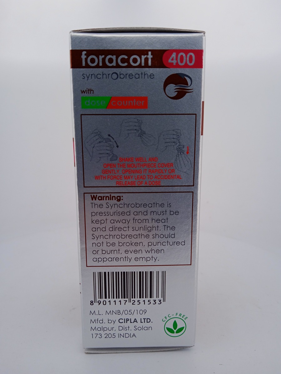 FORACORT 400 SYNCHROBREATHE - 1 INHALER - Image 2