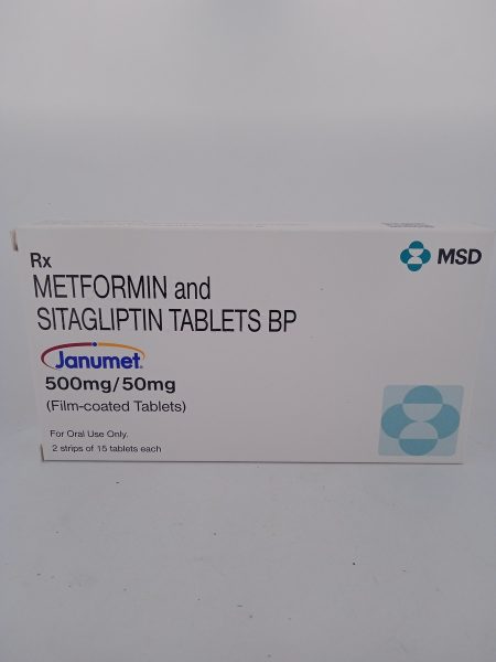 JANUMET 500MG/50MG - 15 TABLETS