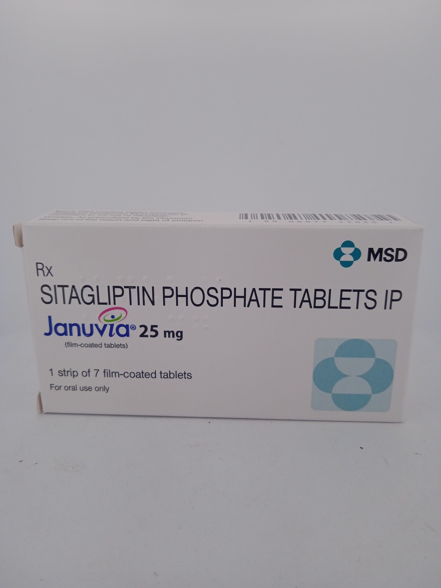 JANUVIA 25 MG - 7 TABLETS