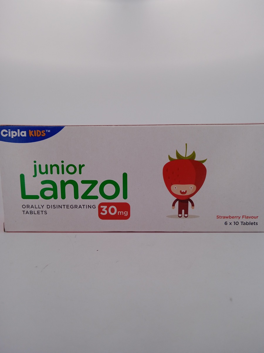 JUNIOR LANZOL 30 MG - 10 TABLETS