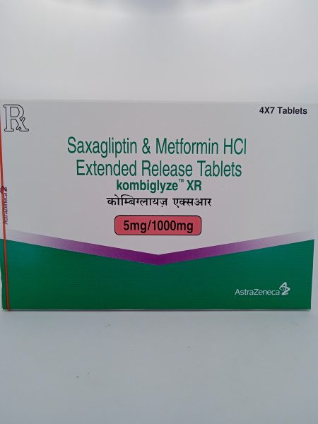 KOMBIGLYZE XR 5MG/1000MG - 7 TABLETS