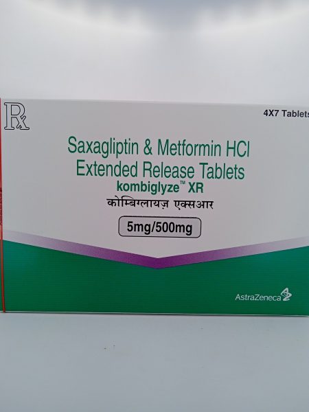 KOMBIGLYZE XR 5MG/500MG - 7 TABLETS