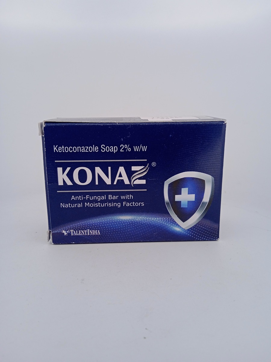 KONAZ ANTI-FUNGAL WITH NATURAL MOISTURISING FACTORS - 1 BAR OF 75g