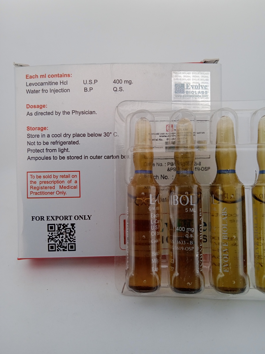 L-CARNIBOL 400 MG - 5 AMPOULES OF 5ML - Image 4