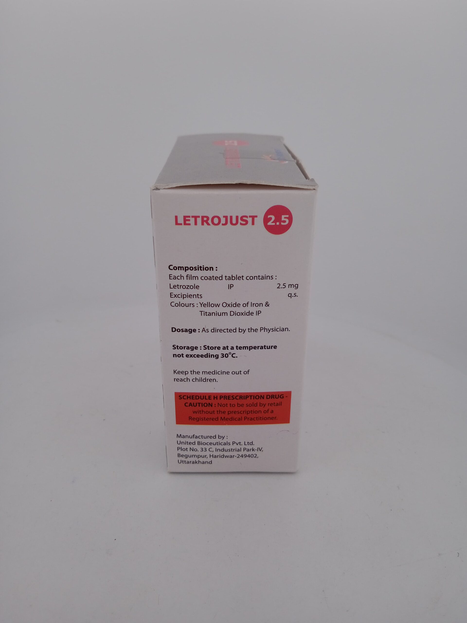 LETROJUST 2.5 MG - 5 TABLETS - Image 4