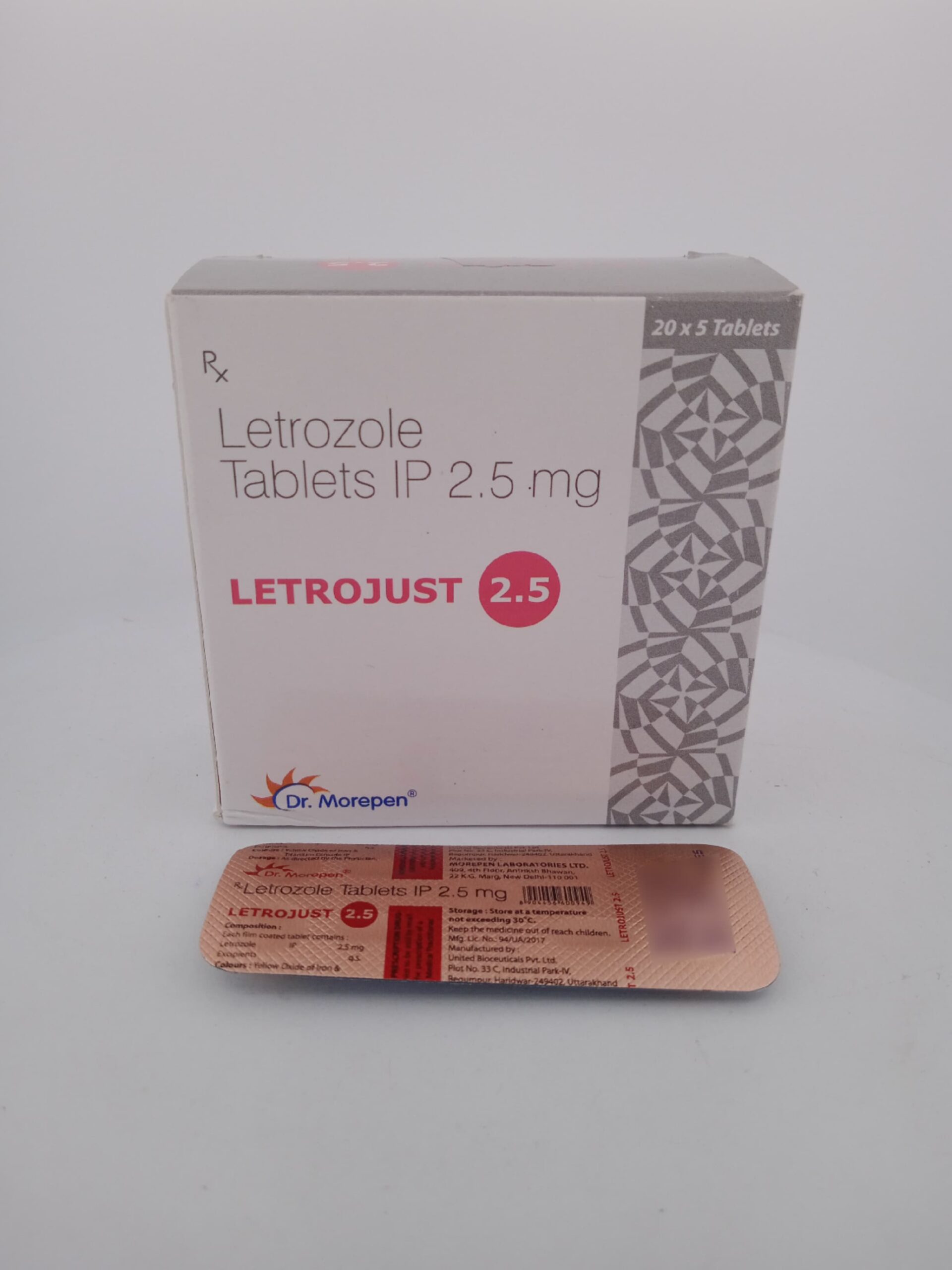 LETROJUST 2.5 MG - 5 TABLETS - Image 3
