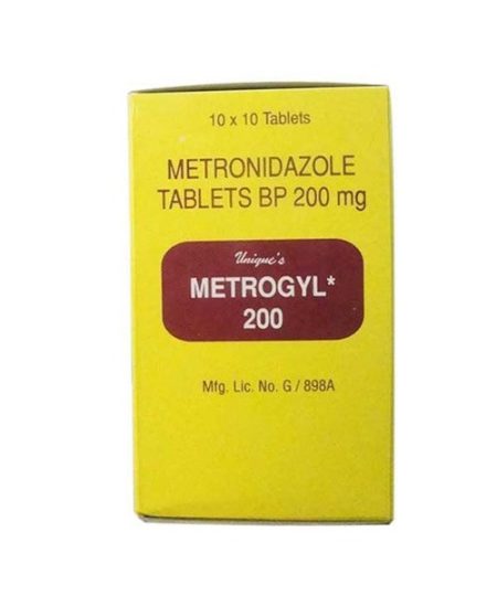 METROGYL 200MG - 20TABLETS