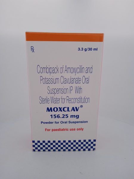 MOXCLAV 156.25 MG - 1 BOTTLE OF 3.3g/30ML