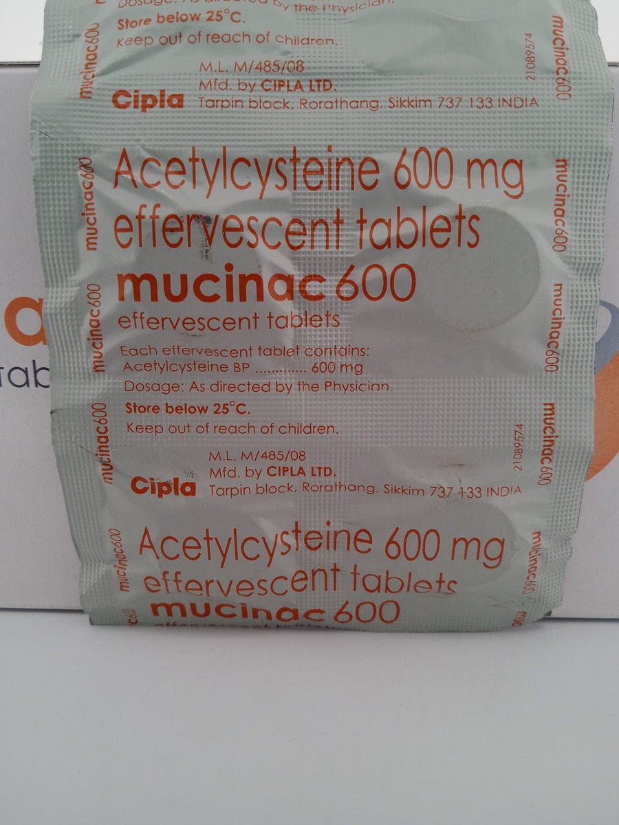 MUCINAC 600 MG - 10 TABLETS - Image 2