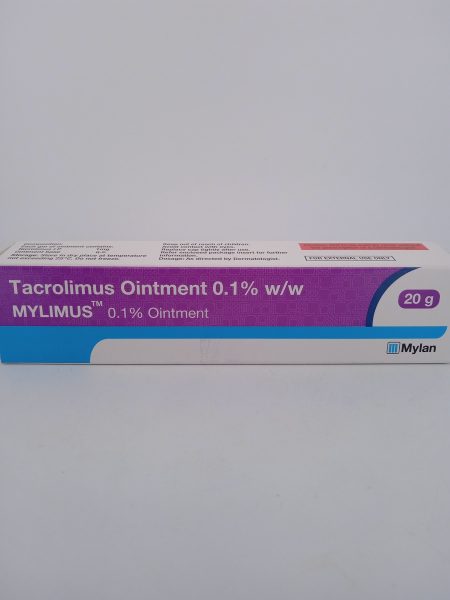 MYLIMUS 0.1% OINTMENT - 1 TUBE OF 20GM