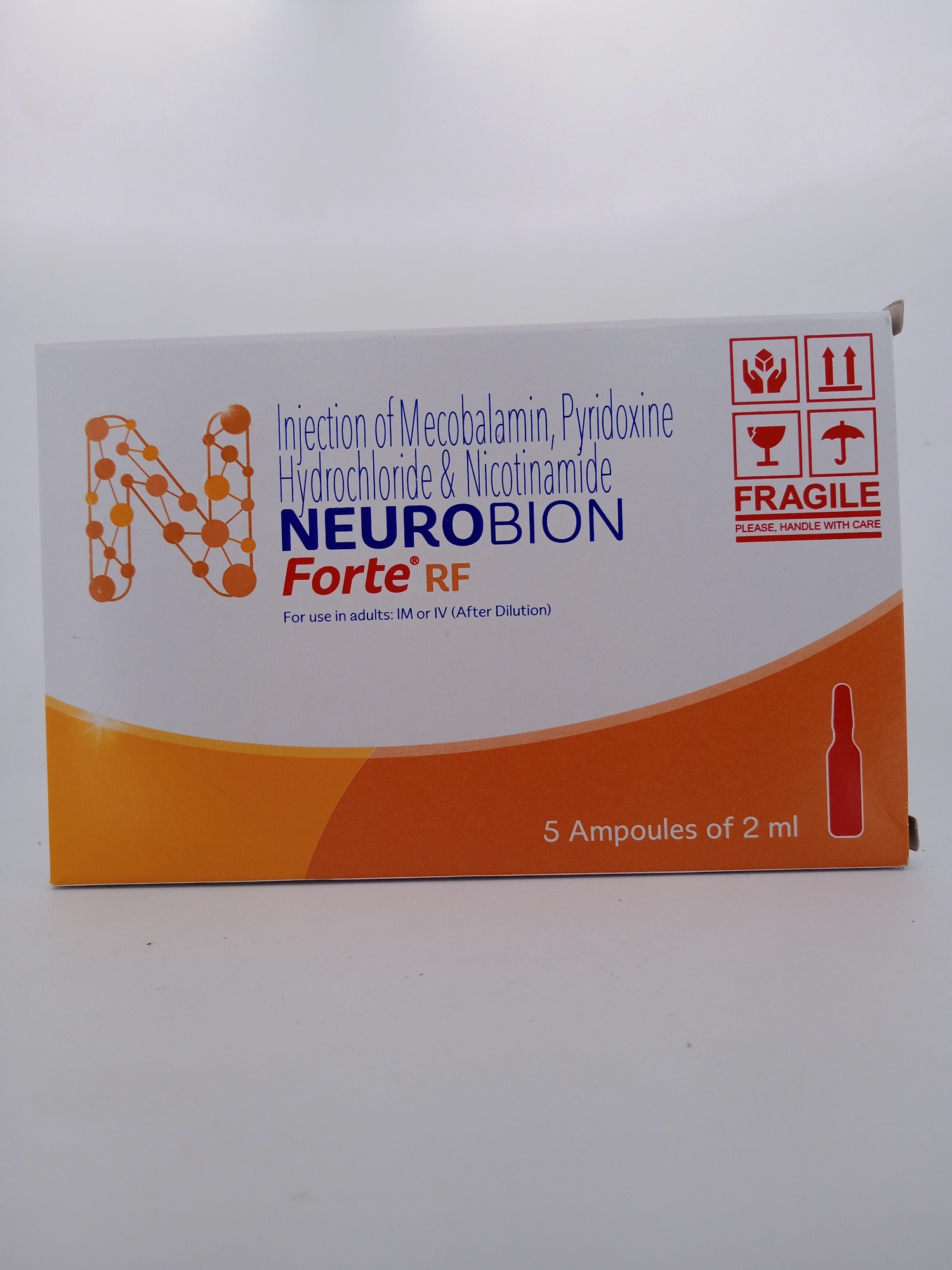 NEUROBION FORTE INJECTION 2ML - 5 AMPOULE OF 2ML