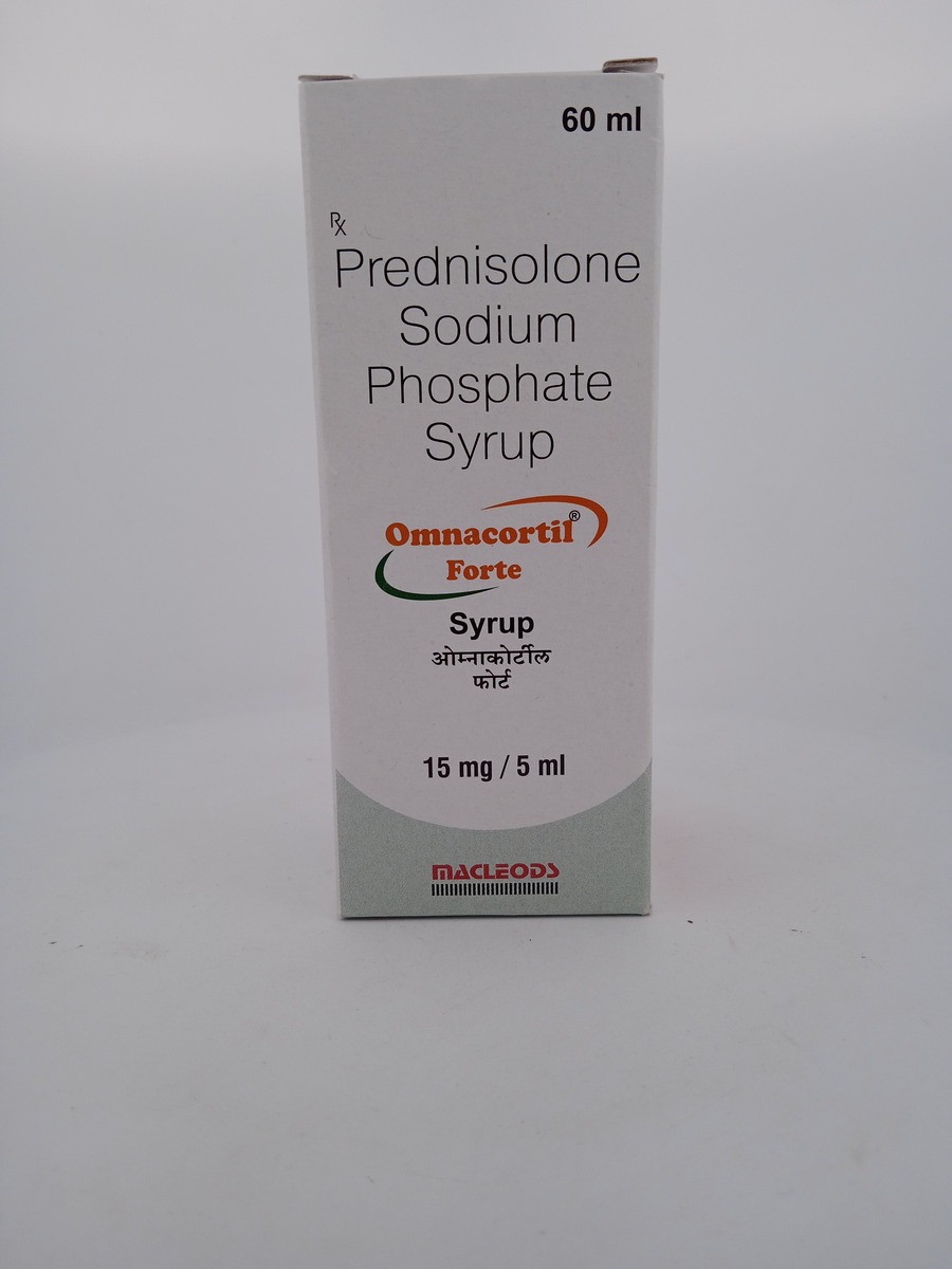 OMNACORTIL FORTE SYRUP 15MG/5ML - 1 BOTTLE OF 60ML