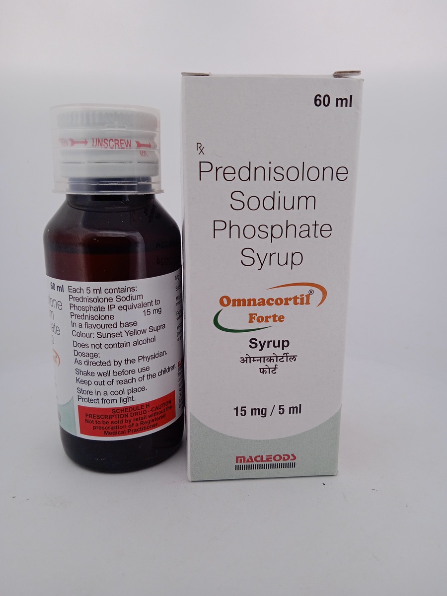 OMNACORTIL FORTE SYRUP 15MG/5ML - 1 BOTTLE OF 60ML - Image 3