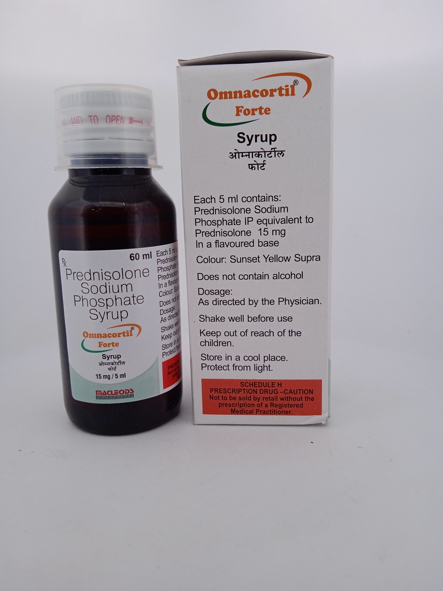 OMNACORTIL FORTE SYRUP 15MG/5ML - 1 BOTTLE OF 60ML - Image 4