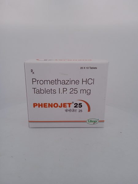 PHENOJET 25 MG - 10 TABLETS