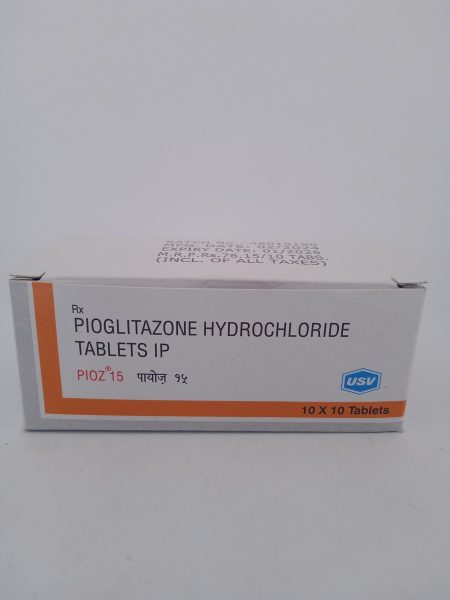 PIOZ 15 MG - 10 TABLETS