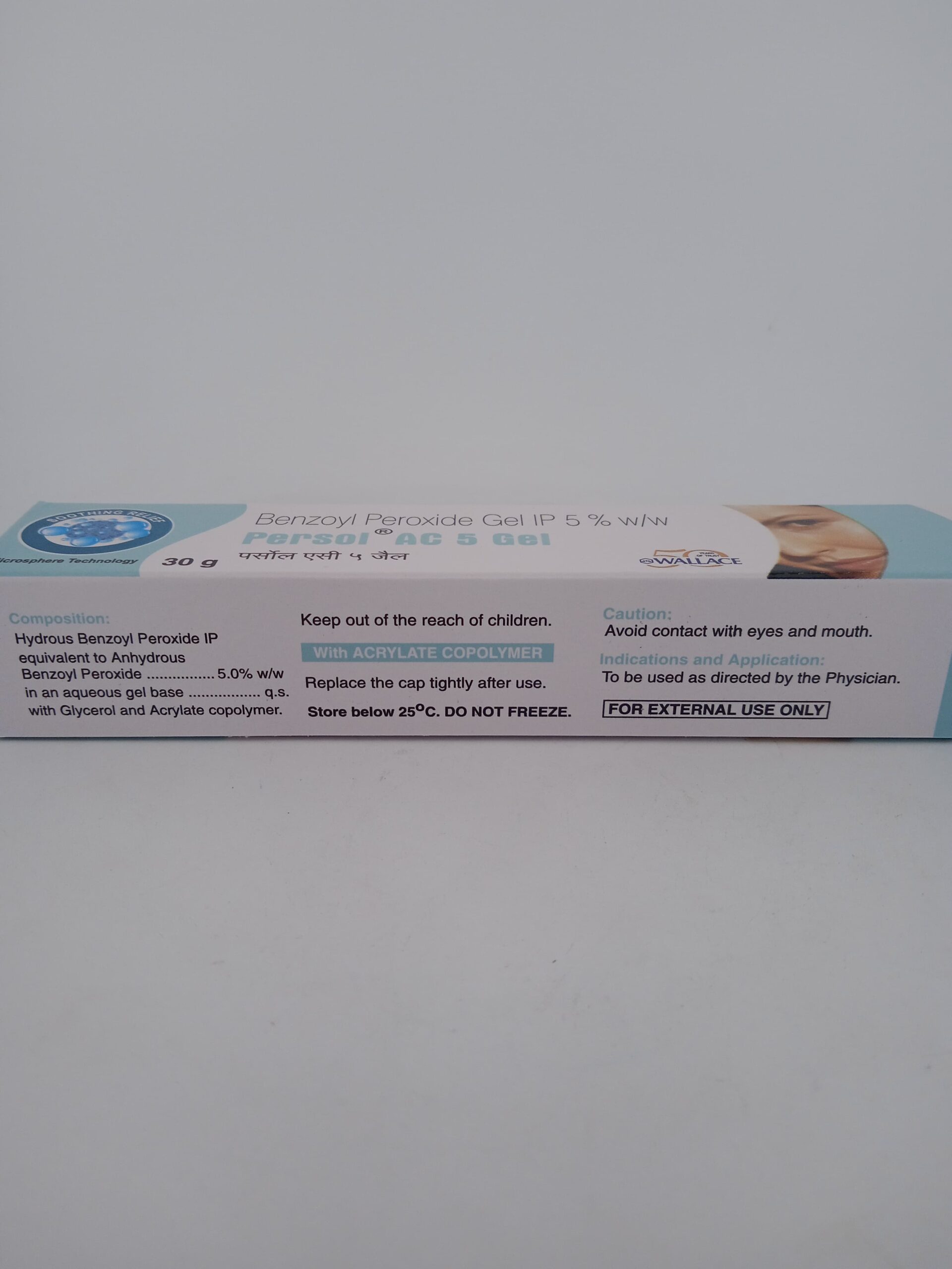 PERSOL AC GEL 5% - 1 TUBE OF 30GM - Image 3