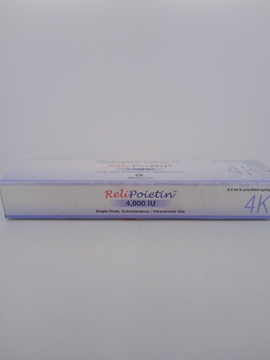 RELI POIETIN 4000 IU - 1 PRE-FILLED SYRINGE 0.4ML - Image 3