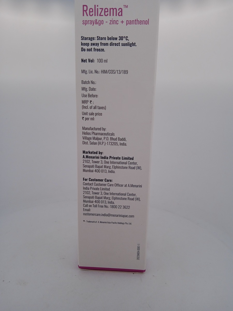 RELIZEMA SPRAY&GO - 1 TUBE OF100ML - Image 4
